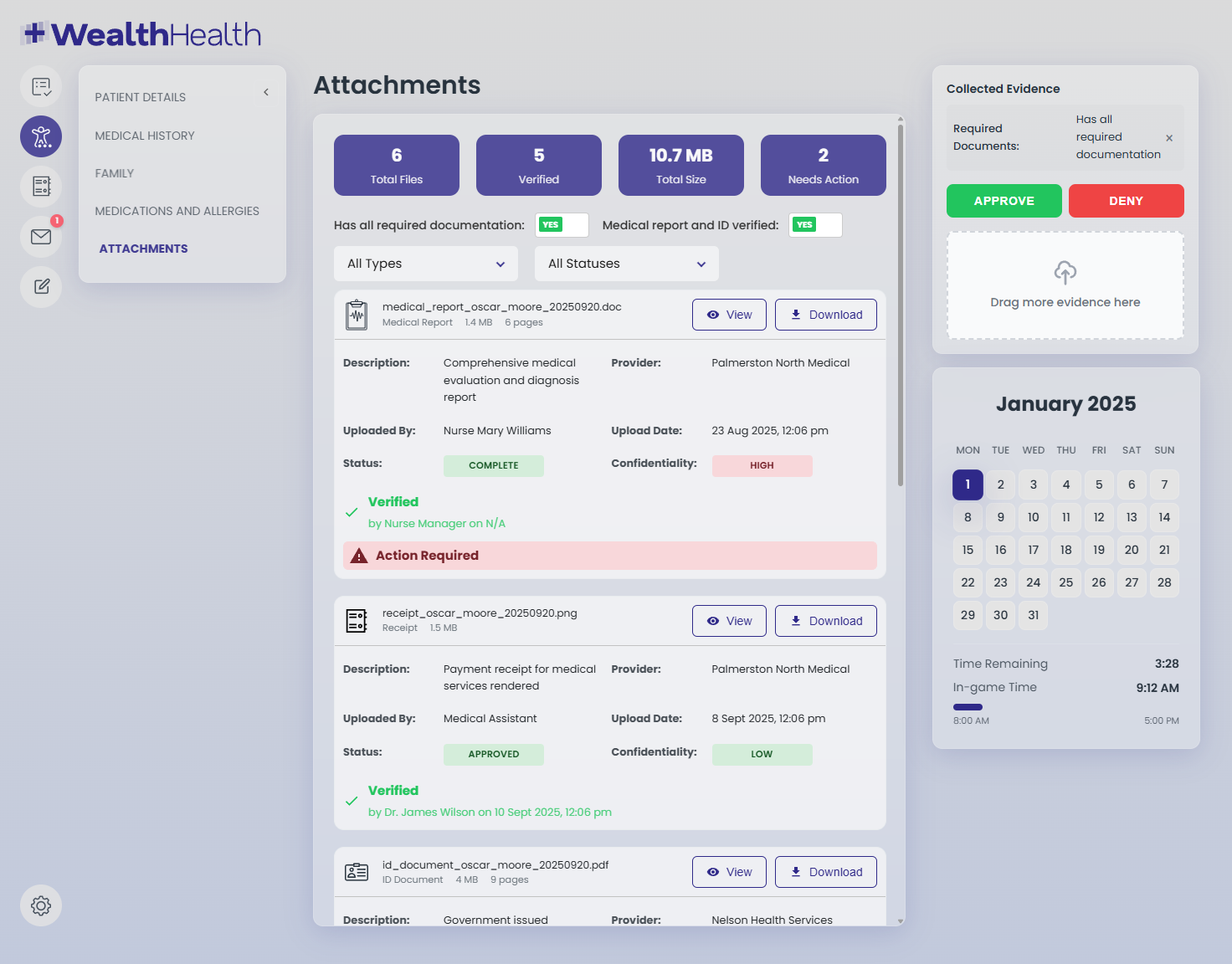 WealthOrHealth Screenshot